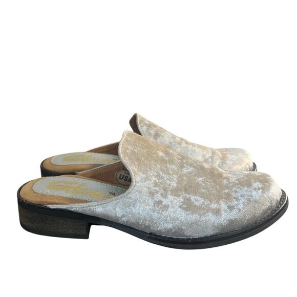Sbicca Citrine Mule Womens 9M Ice Velvet Slip On Shoes Boho Quiet Luxury - Picture 4 of 7